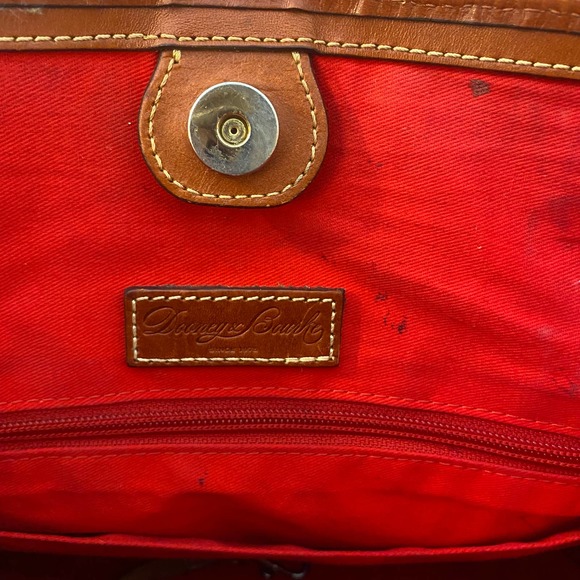 Dooney & Bourke Black Pebble Leather Expandable Tote - Picture 13 of 16